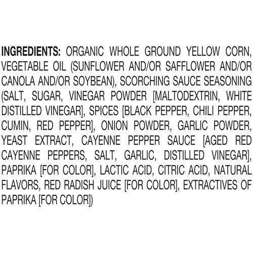 Late July Snacks, Scorchin Sauce Corn Tortilla Chips, 7.8 Oz. Bag