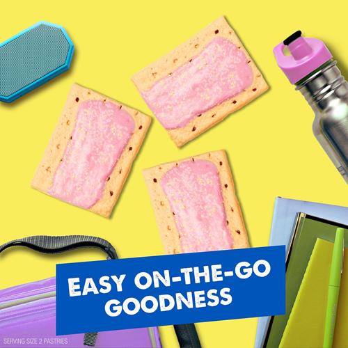 Pop-Tarts Toaster Pastries, Breakfast Foods, Kids Snacks, Frosted Lemon Blueberry Crumble, 13.5Oz Box (8 Pop-Tarts)