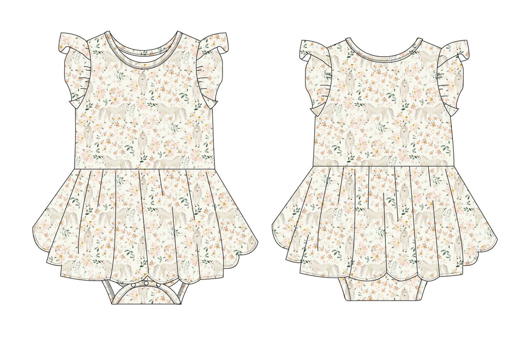 Enchanted: Bodysuit Twirl Dress