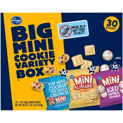 Kroger Variety Cookies 30 ct / 1 oz