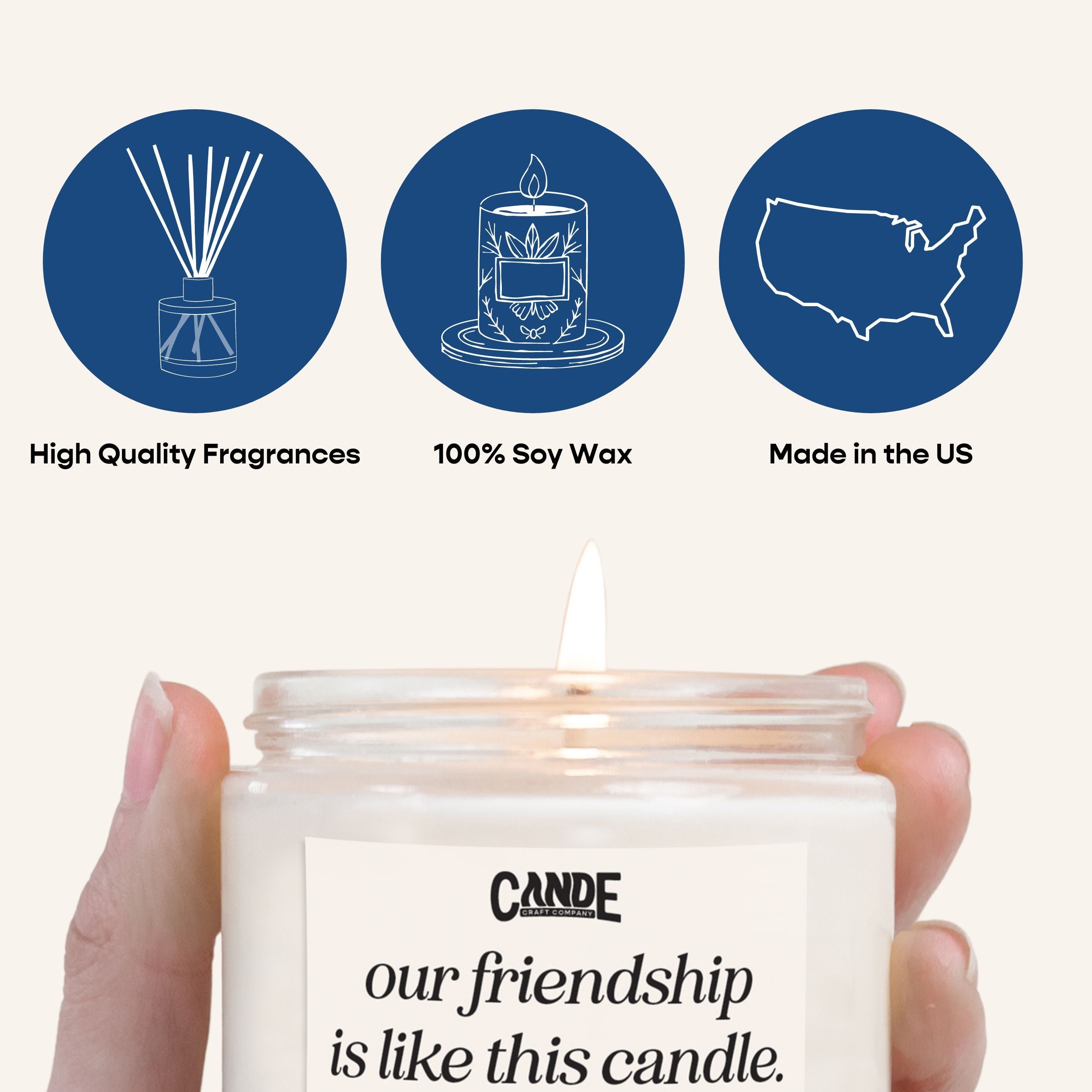 A Wise Woman Once Said "I'm Outta Here" Candle