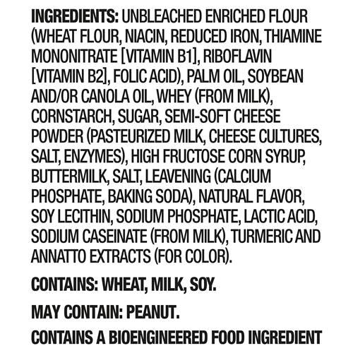 Ritz Cheese Sandwich Crackers, Lunch Snacks, 8 Snack Packs (6 Crackers Per Pack)