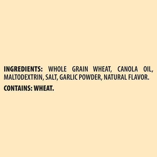 Triscuit Roasted Garlic Whole Grain Wheat Crackers, Lunch Snacks, Snack Crackers, 8.5 Oz