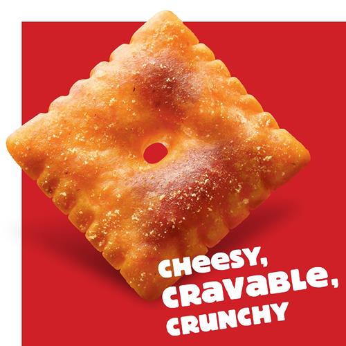 Cheez-It Cheese Crackers, Baked Snack Crackers, Kids Snacks, Extra Toasty Cheddar Jack, 12.4Oz Box (1 Box)