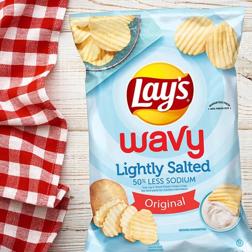 Lays Potato Chips, Lightly Salted Snacks, 7.75Oz Bag
