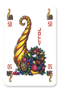 Modiano Canasta Frutti – Fruit-Themed Canasta Deck (3-Deck Set)