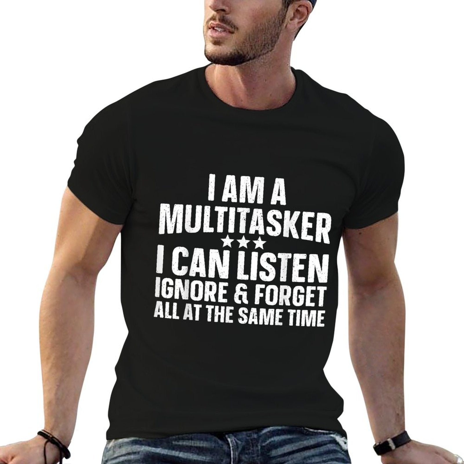Funny Sayings Art For Sarcastic People Men Women Gag Sarcasm  Tagless Design T-Shirt