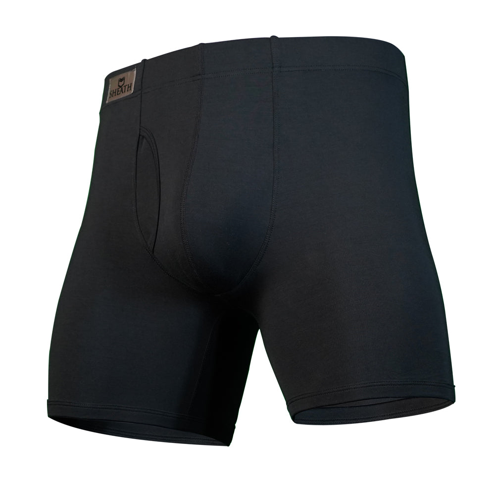 SHEATH 3.21 Modal Men's Pouch Boxer Brief 5" (3 Pack)