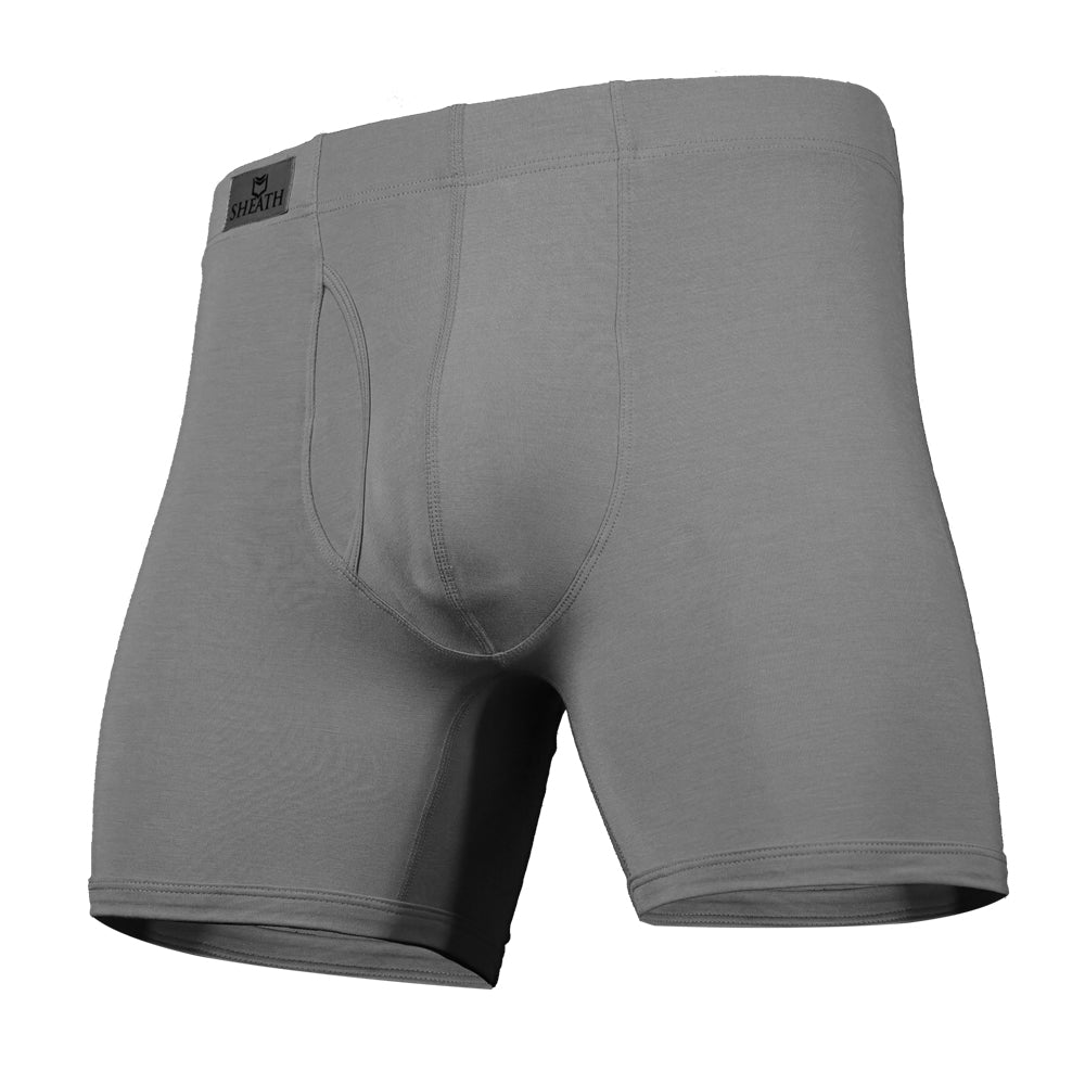 SHEATH 3.21 Modal Men's Pouch Boxer Brief 5" (3 Pack)