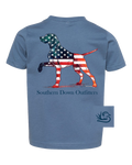 Star Spangled Dog Toddler Southern Down Outfitters Short Sleeve Tee