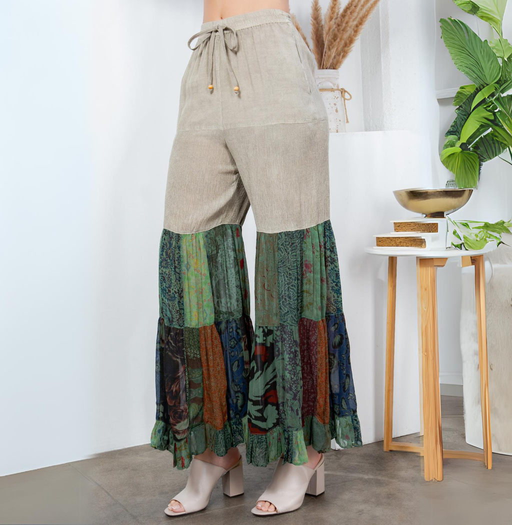 60's Bohemian Bell Bottom Pants