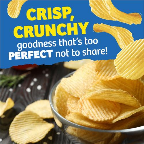 Kroger Classic Ripples Potato Chips 8 oz