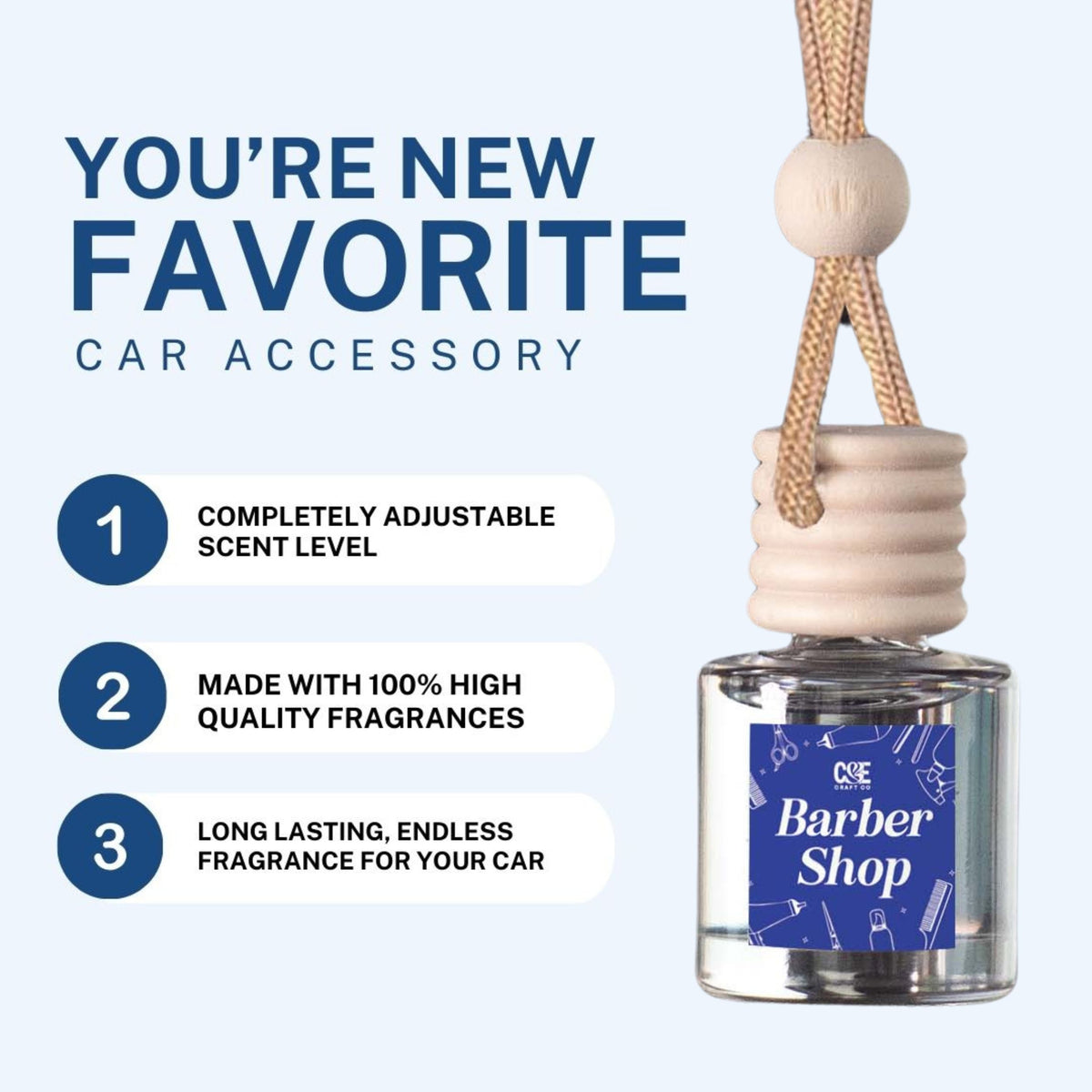 Tuscan Leather Scented Car Freshener