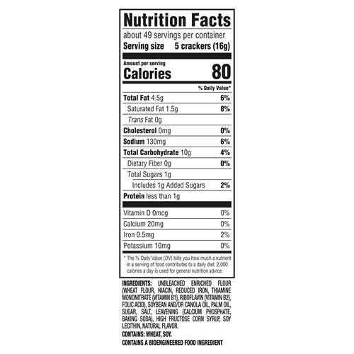 Ritz Original Crackers, Snacks For Kids And Adults, Lunch Snacks, Party Size, 27.4 Oz