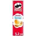 Pringles Potato Crisps Chips, Lunch Snacks, On-The-Go Snacks, Lightly Salted, 5.2Oz Can (1 Can)
