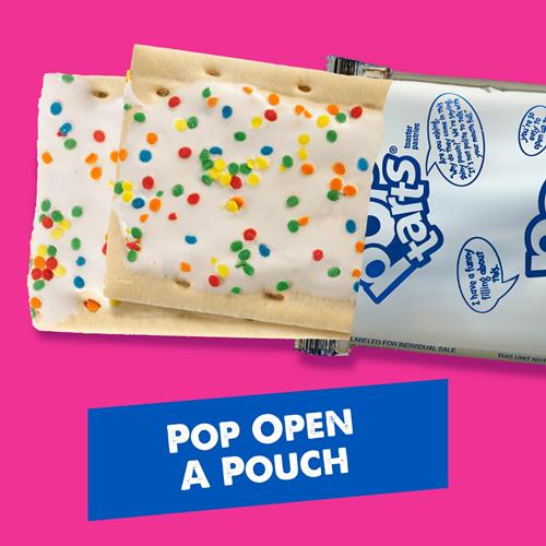 Pop-Tarts Toaster Pastries, Breakfast Foods, Kids Snacks, Frosted Confetti Cupcake, 13.5Oz Box (8 Pop-Tarts)