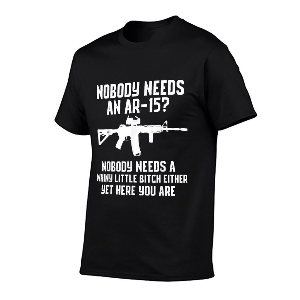 Nobody Needs An AR-15 Funny Pro Gun Red Dot AR  Vintage-inspired T-Shirt
