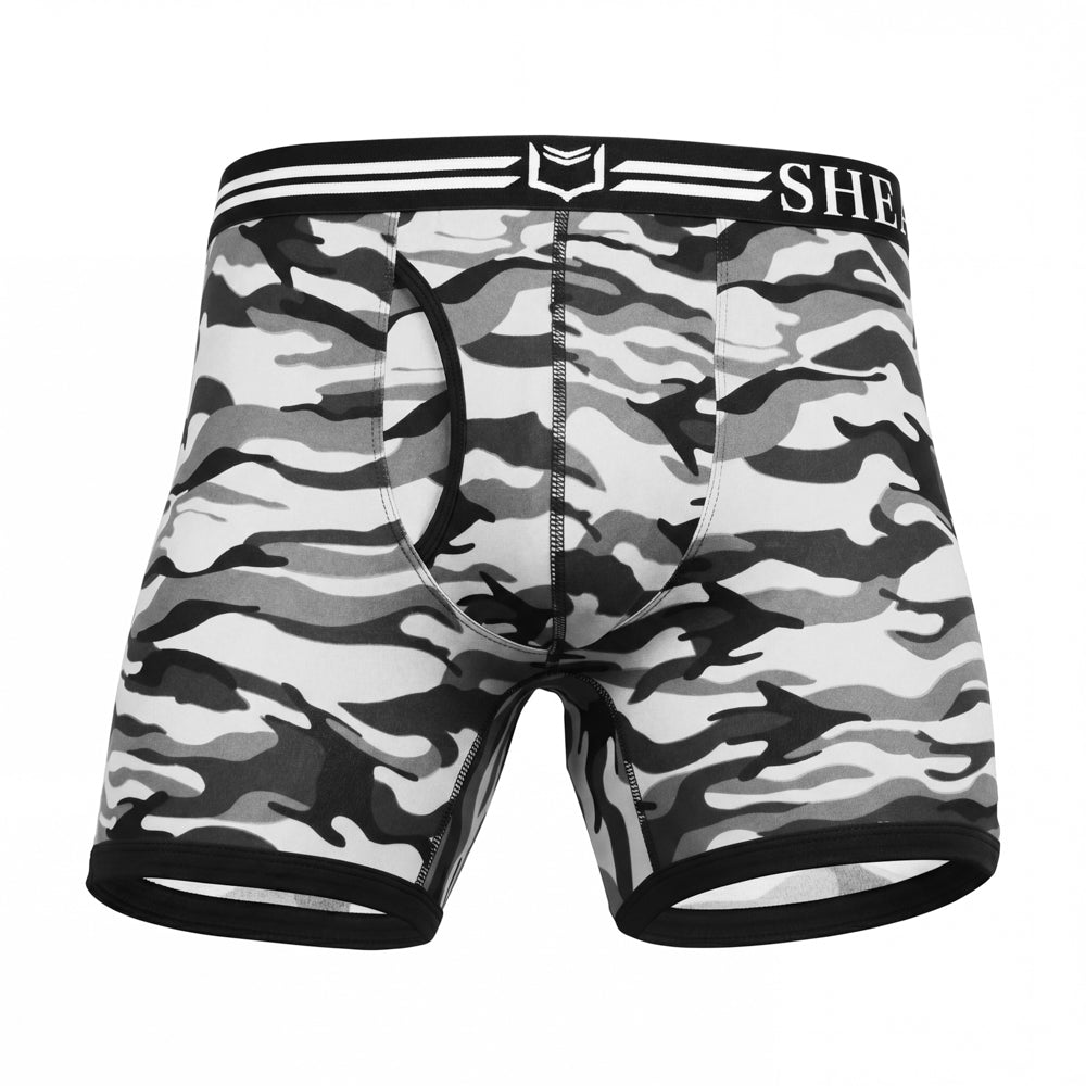 SHEATH 4.0 Polyester Camo Men's Pouch Boxer Brief 5"