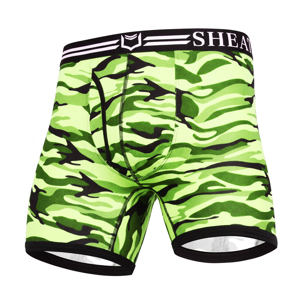 SHEATH 4.0 Polyester Camo Men's Pouch Boxer Brief 5"