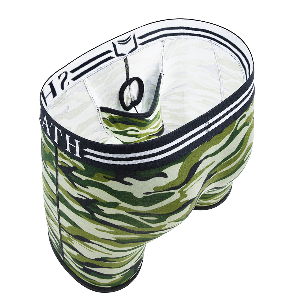SHEATH 4.0 Polyester Camo Men's Pouch Boxer Brief 5"