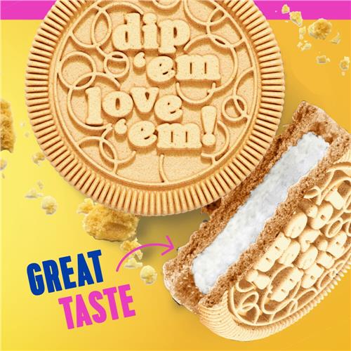 Kroger Kaleidos Golden Double Filled Vanilla Sandwich Cookies 15.25 oz