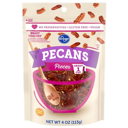 Kroger Pecan Pieces 4 oz