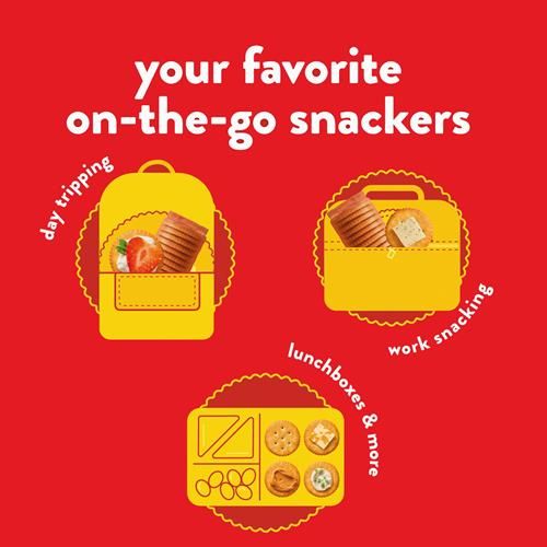Ritz Fresh Stacks Original Crackers, Party Size, Travel Snacks, 23.7 Oz (16 Multi Snack Packs)