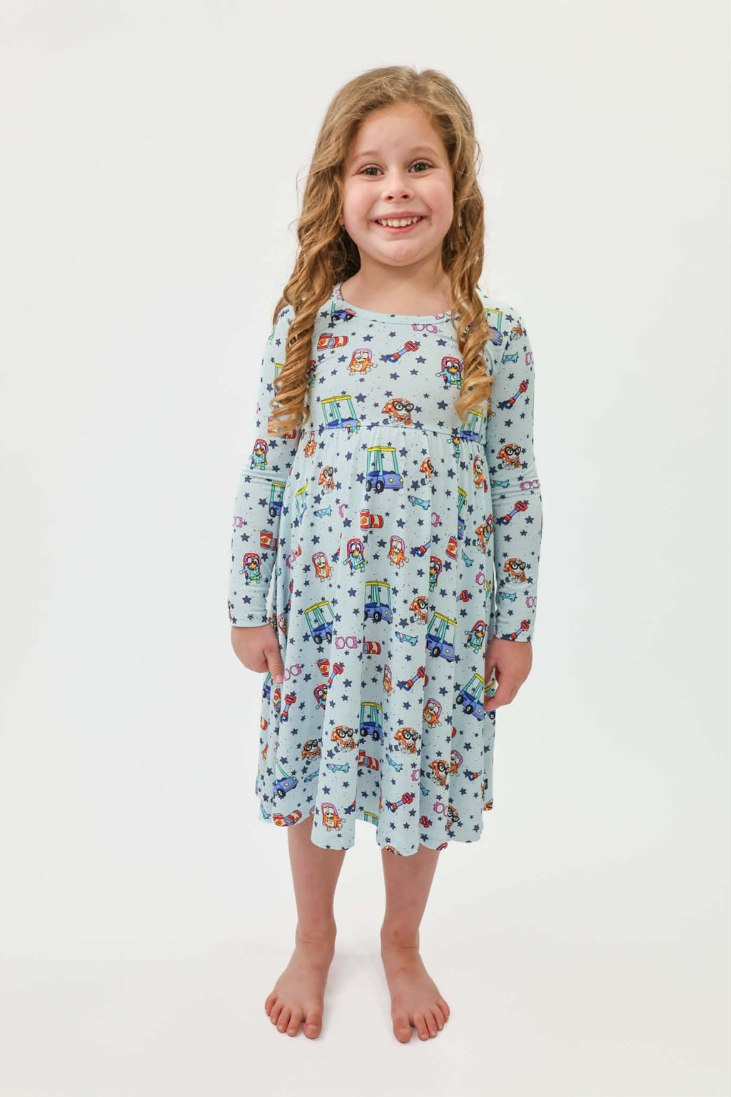 The Grannies: Long Sleeve Skater Dress