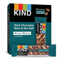 Kind Nut Bars, Dark Chocolate Nuts And Sea Salt, Healthy Snacks, Gluten Free, Low Sugar, 6G Protein, 6 Count