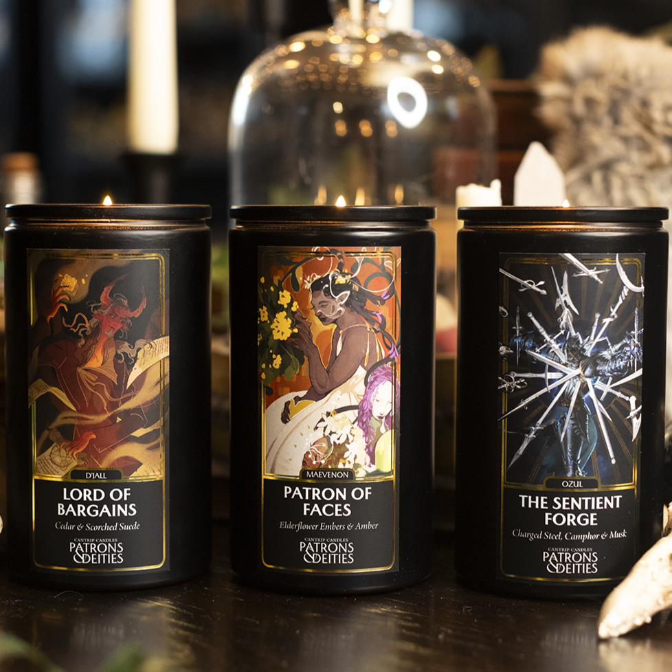 Cantrip Candles - D'Jall, Lord of Bargains 16 oz.