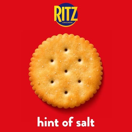 Ritz Hint Of Salt Crackers, Snacks For Kids And Adults, Lunch Snacks, 13.7 Oz