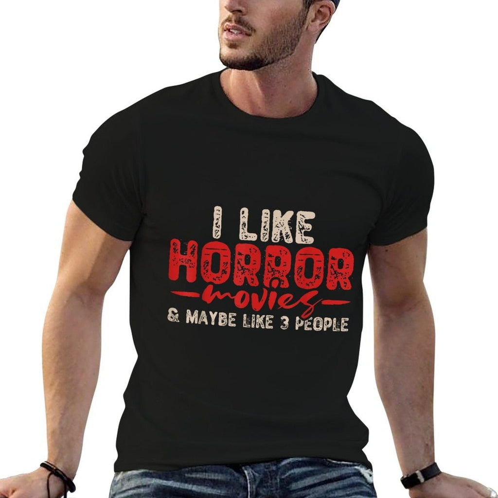 Horror Movie Gifts Unisex Adult Black Crew Neck Small  Vintage-inspired T-Shirt