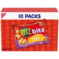 Ritz Bits Cheese Sandwich Crackers, Lunch Snacks, 10 Snack Packs