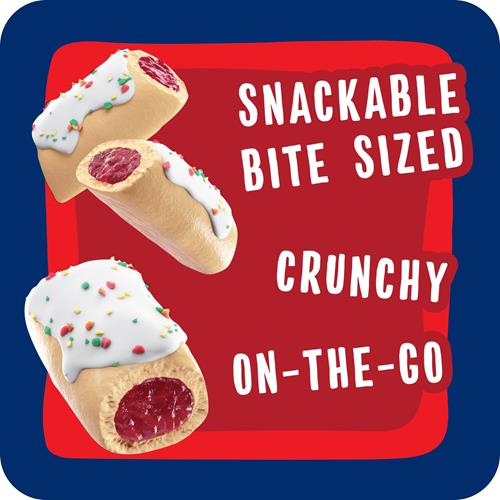 Pop-Tarts Crunchy Poppers Crunchy Filled Snack Pieces, Kids Snacks, On-The-Go Snacks, Frosted Strawberry Crunch, 5Oz Box (5 Pouches)