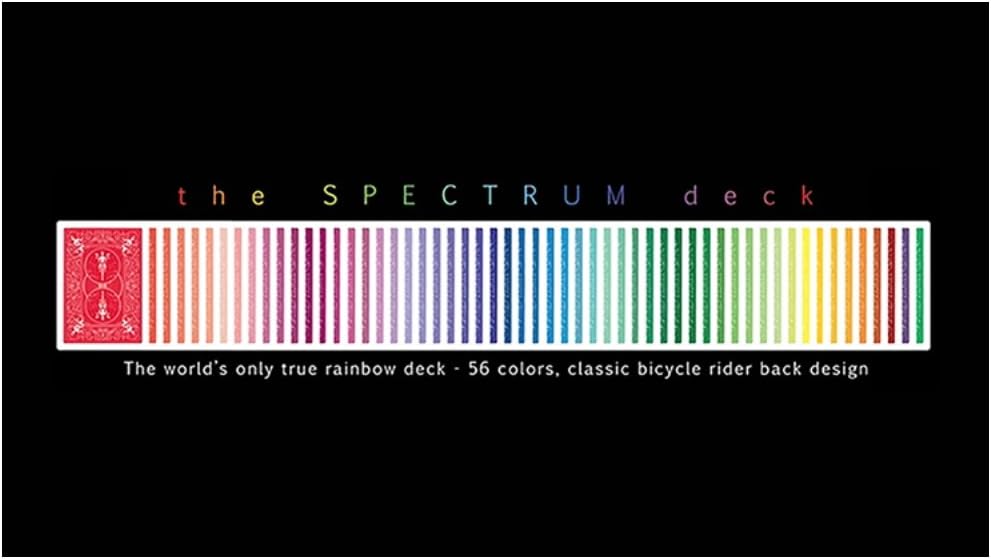 Bicycle Spectrum Playing Cards – World's First True Rainbow Deck