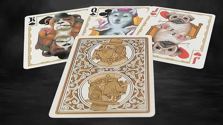 Bicycle Poker Dogs V2 Playing Cards – Hand-Drawn Canine Artwork