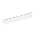 Tauro Pro Line Pet Comb for Dogs & Cats – 9.6", Coarse Butter Comb with Rounded Tips, Chromed Iron, Gentle Dematting & Everyday Grooming Tool, L