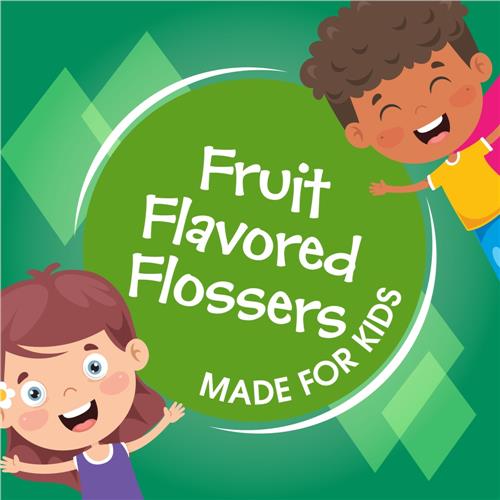 Kroger Kids Flossups Tropical Fruit Flavor 30 count