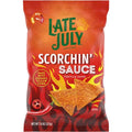 Late July Snacks, Scorchin Sauce Corn Tortilla Chips, 7.8 Oz. Bag