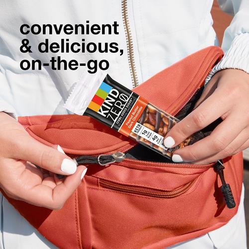 Kind Zero Added Sugar Bars, Peanut Butter Dark Chocolate, Keto Friendly Snacks, Gluten Free, 5G Protein, 5 Count