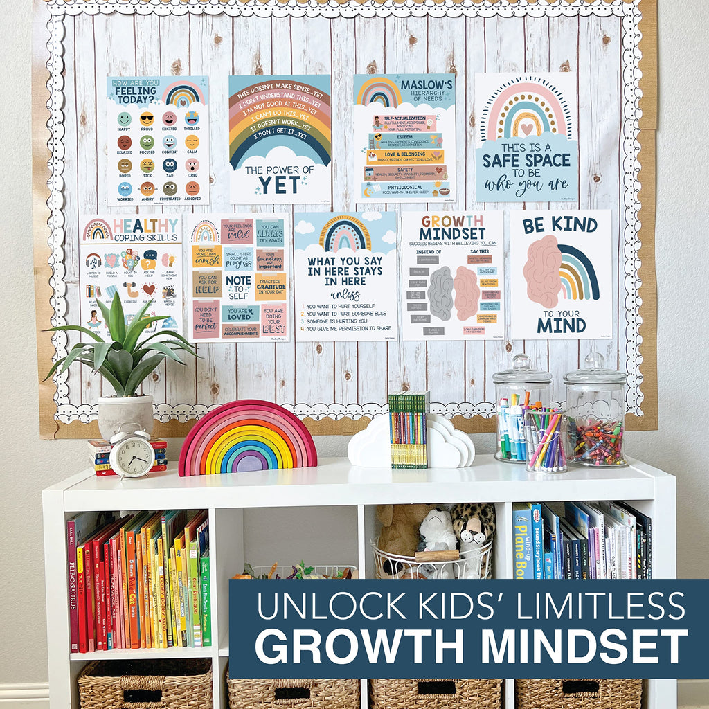 Mental Health Kit: Boho 9 Poster Pack