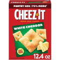 Cheez-It Cheese Crackers, Baked Snack Crackers, Lunch Snacks, White Cheddar, 12.4Oz Box (1 Box)