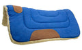 Mini Contour Cut Canvas Western Saddle Pad with Fleece Lining by Tahoe Tack - Size 19" X 19"