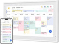 Dragon Touch 21.5" Digital Calendar Chore Chart – 1080P Full HD Interactive Touchscreen, Smart Family Planner, Hearth Display Digital Calendar Wall & Desk Mountable for Seamless Scheduling
