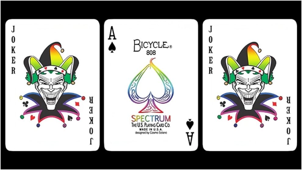 Bicycle Spectrum Playing Cards – World's First True Rainbow Deck