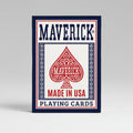 Maverick Playing Cards – Standard Index – Made in USA – Red or Blue Deck
