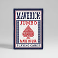 Maverick Playing Cards – Jumbo Index – Made in USA – Red or Blue Deck