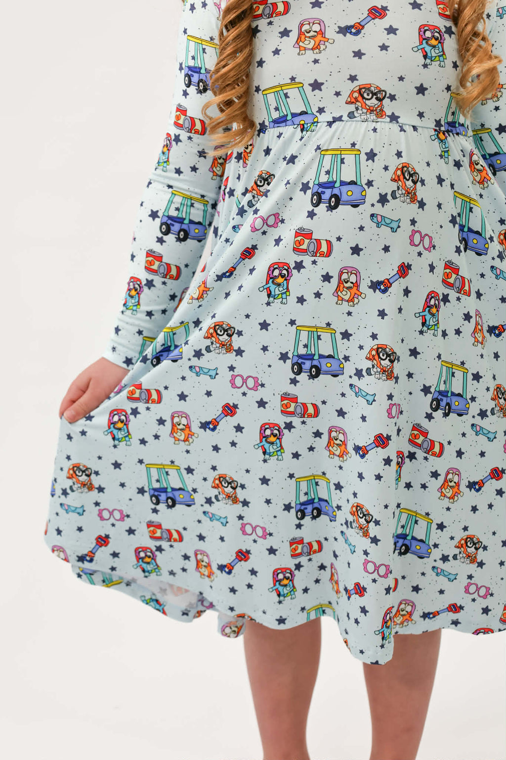 The Grannies: Long Sleeve Skater Dress