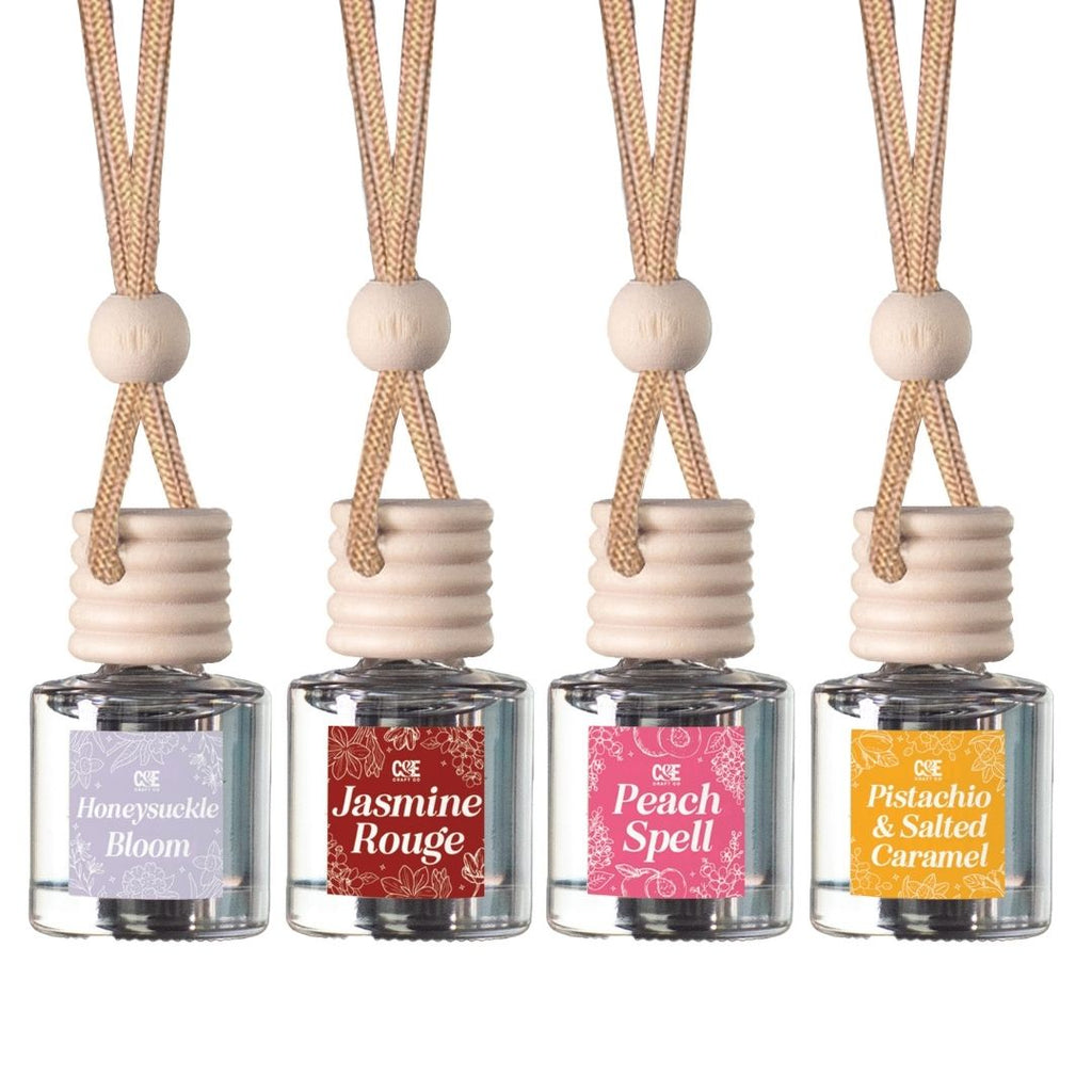 Designer 4 Pack Scented Car Freshener Bundle