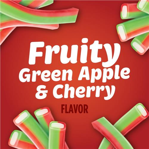 Kroger Green and Cherry Apple Ropes Candy Bag 4 oz